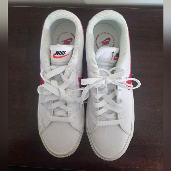 Nike Court Legacy Next Nature White Red Black New In Original Box Mens Size 7.5 - Picture 4 of 15